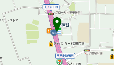 吉野家 王子神谷店の地図画像