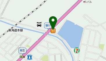 吉野家 1号線草津店の地図画像