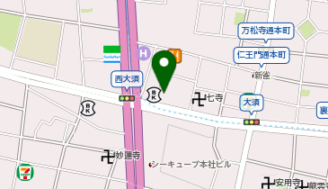 吉野家 西大須店の地図画像