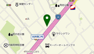 吉野家 26号線岸和田八阪店の地図画像