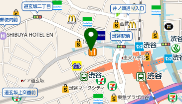 吉野家 渋谷109前店の地図画像