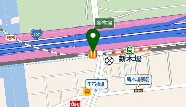 吉野家 新木場駅前店の地図画像