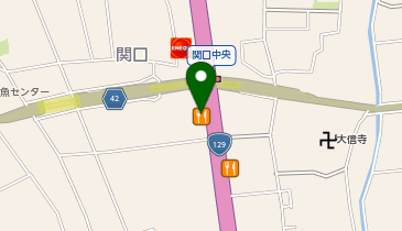 吉野家 厚木関口店の地図画像