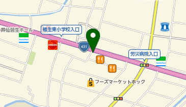 吉野家 431号線米子店の地図画像