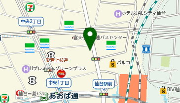 吉野家 仙台駅西口店の地図画像