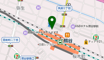 吉野家 熊谷駅北口店の地図画像