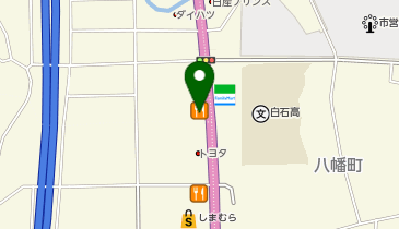 吉野家 4号線白石店の地図画像