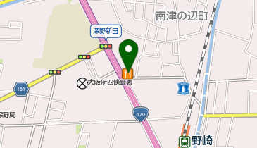 吉野家 170号線野崎店の地図画像