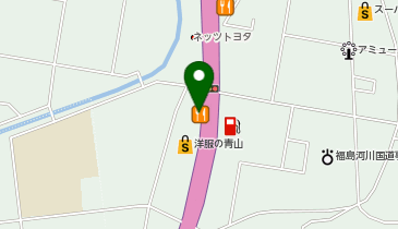 吉野家 4号線福島黒岩店の地図画像