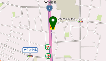 吉野家 4号線梅島店の地図画像