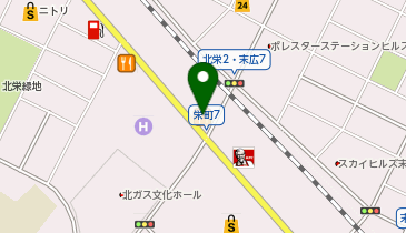 吉野家 千歳店の地図画像