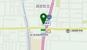 吉野家 八尾高安店の地図画像