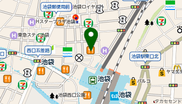 吉野家 池袋北口店の地図画像