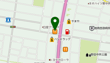 吉野家 13号線福島北中央店の地図画像