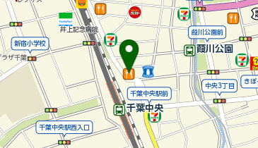 吉野家 千葉中央店の地図画像