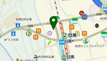 吉野家 目黒駅前店の地図画像