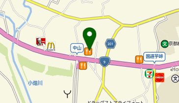 吉野家 9号線洛西中山店の地図画像