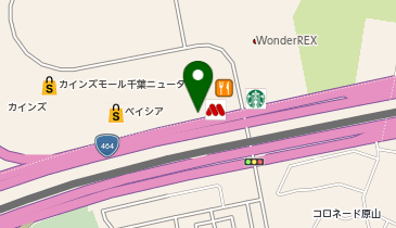 吉野家 カインズ千葉ニュータウン店の地図画像