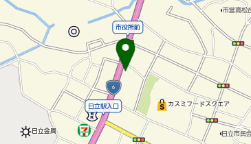 吉野家 6号線日立神峰店の地図画像