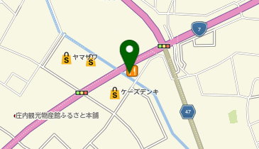 吉野家 7号線鶴岡店の地図画像