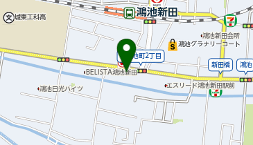 吉野家 鴻池新田店の地図画像