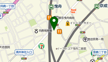 吉野家 曳舟店の地図画像