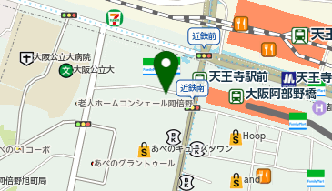 吉野家 ヴィアあべのウォーク店の地図画像