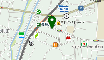 吉野家 寝屋川市駅前店の地図画像