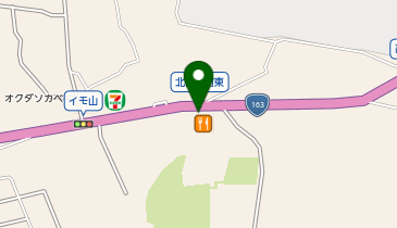 吉野家 163号線生駒店の地図画像