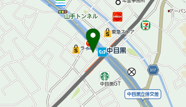 吉野家 中目黒駅前店の地図画像