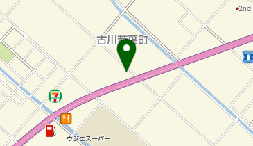 吉野家 4号線古川店の地図画像