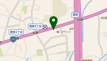 吉野家 171号線箕面店の地図画像