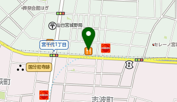 吉野家 仙台宮千代店の地図画像