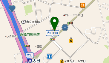 吉野家 大日店の地図画像
