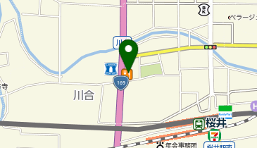 吉野家 169号線桜井店の地図画像