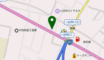 吉野家 八日市インター店の地図画像