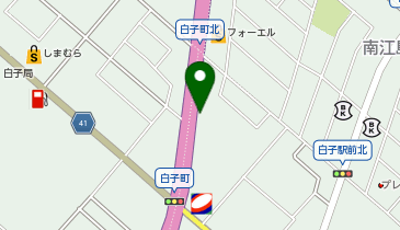 吉野家 23号線白子店の地図画像