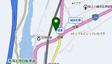 吉野家 郡上八幡店の地図画像