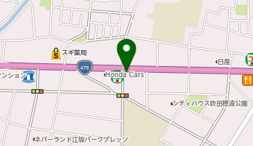 吉野家 内環状線江坂店の地図画像