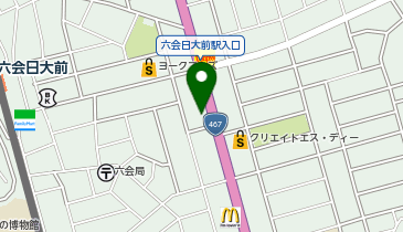 吉野家 467号線六会店の地図画像