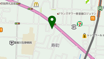 リハビリ型デイサービス リハプライド HG寝屋川の地図画像