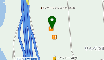 京都北白川ラーメン魁力屋 イオンモール常滑店の地図画像