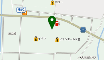 京都北白川ラーメン魁力屋 イオンモール大垣店の地図画像