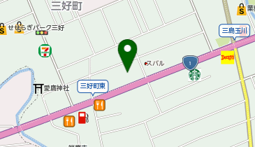 京都北白川ラーメン魁力屋 三島店の地図画像