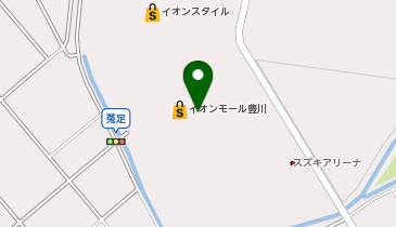 京都北白川ラーメン魁力屋 イオンモール豊川店の地図画像