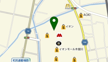 京都北白川ラーメン魁力屋 イオンモール木曽川店の地図画像