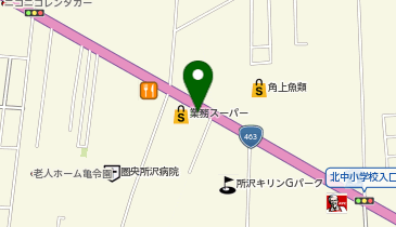 京都北白川ラーメン魁力屋 所沢小手指店の地図画像