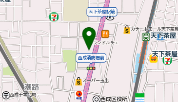 京都北白川ラーメン魁力屋 岸里店の地図画像