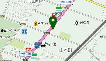 京都北白川ラーメン魁力屋 堺海山町店の地図画像