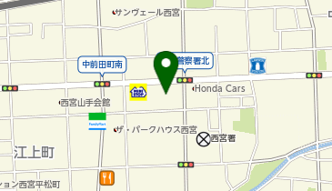 京都北白川ラーメン魁力屋 西宮店の地図画像